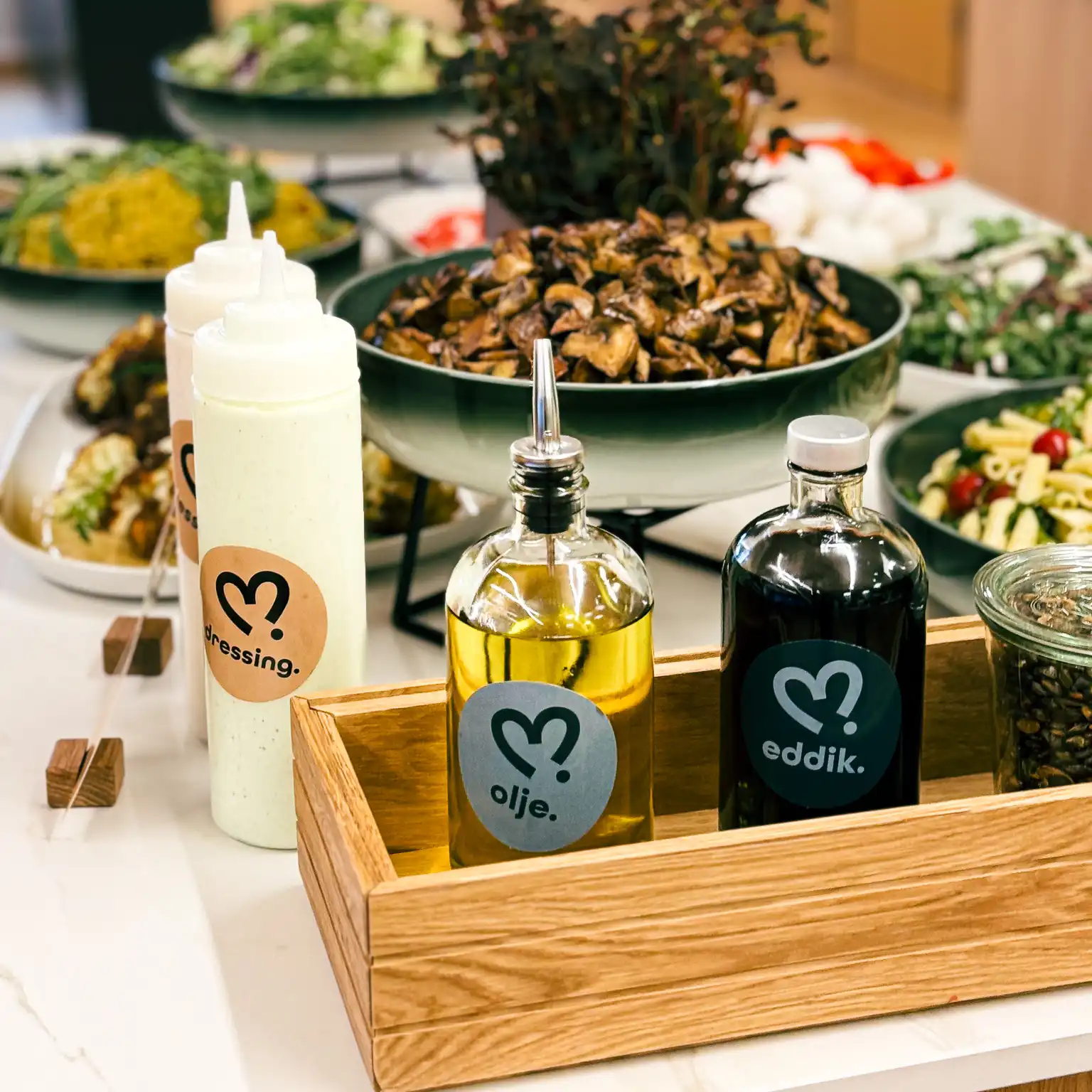 Munchery Olje og dressing