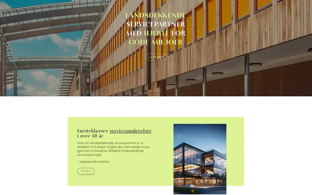 Vi har fått nye nettsider!